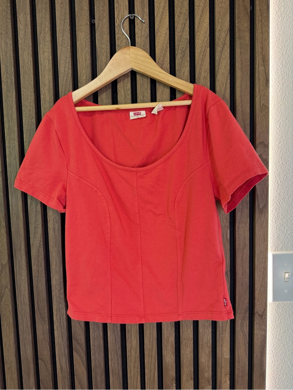 Levi's Women's Corset Scoop Neck Short Sleeve Tee